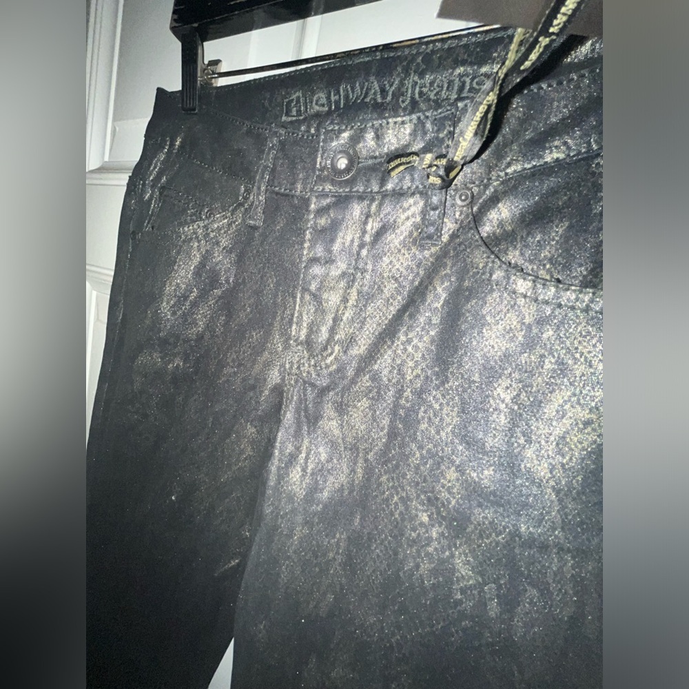 Gold python pants - Picture 4 of 6